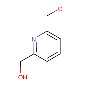 2,6-吡啶二甲醇化学结构式