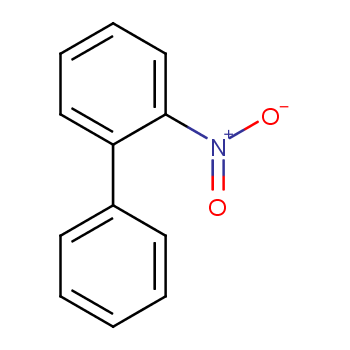 2-硝基联苯化学结构式