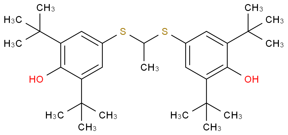 2,6-ditert-butyl-4-[1-[(3,5-ditert-butyl-4-hydroxyphenyl)thio]ethylthio]phenol