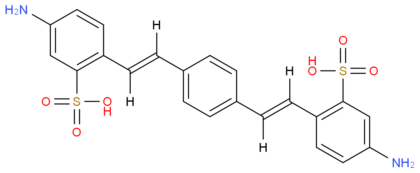 2,2'-(1,4-phenylenedi-2,1-vinylene)bis[5-aminobenzenesulphonic] acid