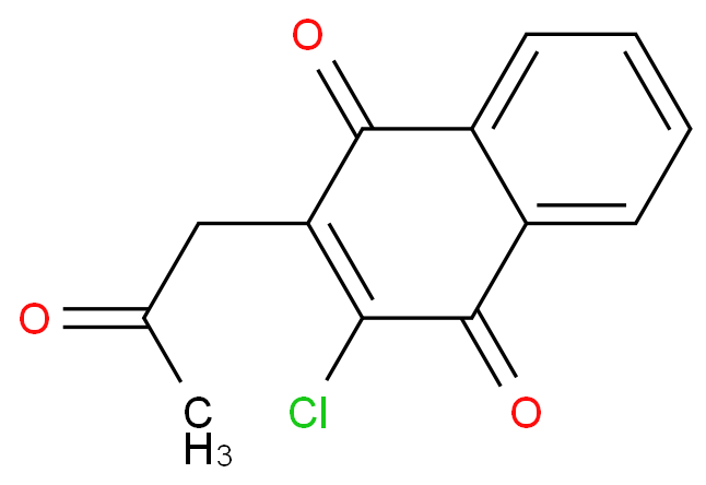 1,4-Naphthalenedione, 2-chloro-3-(2-oxopropyl)-