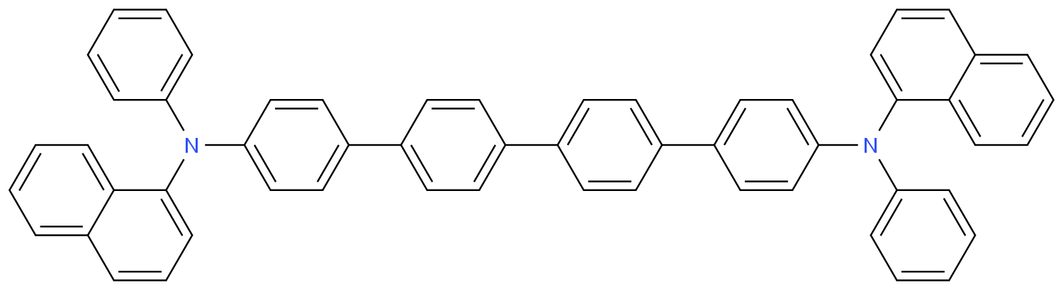 N,N'-二-(1-萘基)-N,N'-二苯基-[1,1':4',1'':4'',1'''-四苯基]-4,4'''-二胺英文名称:4P-NPB , N,N'-di-(1-naphthale CAS号:948552-24-7 优势供应 高校研究所先发后付