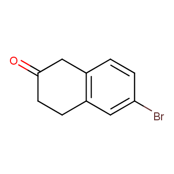 6-Bromo-2-tetralone structure