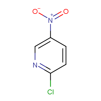 2-Chloro-5-nitropyridine structure