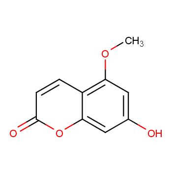 7-羟基-5-甲氧基香豆素价格, 5-Methoxy-7-hydroxycoumarin对照品, CAS号:3067-10-5