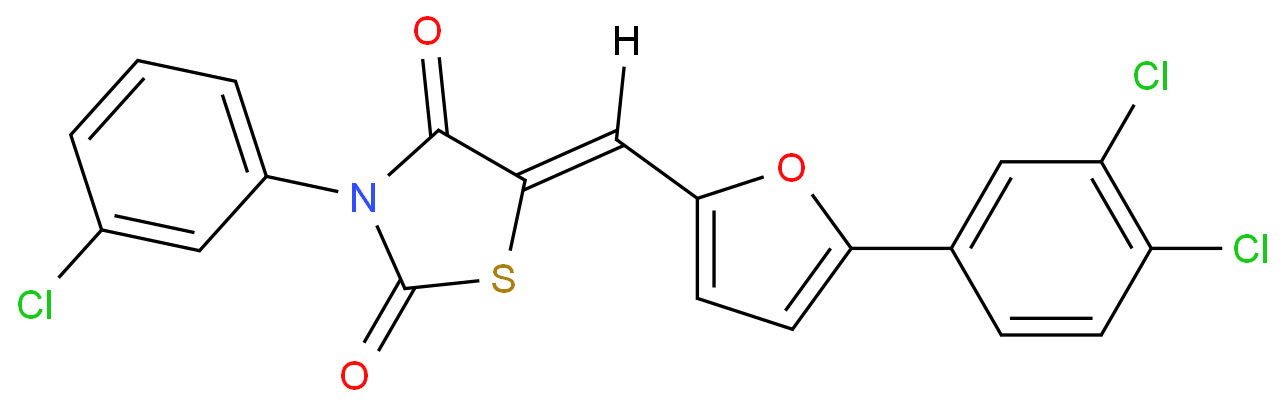 2-{[5-({3-chloro[(4-methylphenyl)sulfonyl]anilino}methyl)-4-phenyl-4H-1,2,4-triazol-3-yl]sulfanyl}-N-(2-methoxyphenyl)acetamide structure
