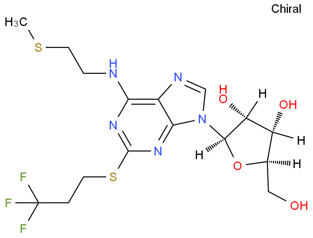 N6-(2-Methylthioethyl)-2-(3,3,3-trifluoropropylthio)adenosine