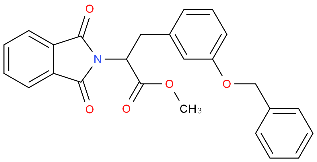 2-Phthalimidyl-3-(3benzoxyphenyl)propionic Acid Methyl Ester