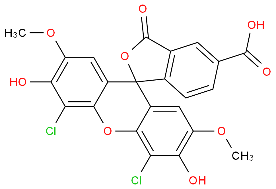 5-羧基-4',5'-二氯-2',7'-二甲氧基荧光素；CAS号82855-39-8  分析试剂/质量保证