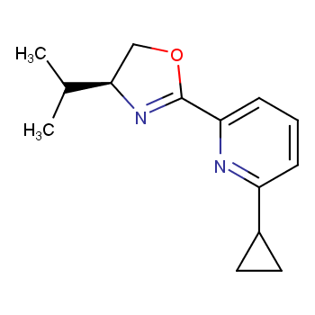 (S)-2-(6-环丙基吡啶-2-基)-4-异丙基-4,5-二氢恶唑/2828438-54-4