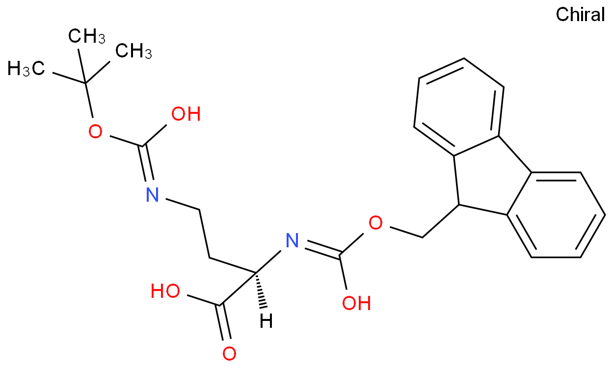 (R)-2-((((9H-Fluoren-9-yl)methoxy)carbonyl)amino)-4-((tert-butoxycarbonyl)amino)butanoic acid