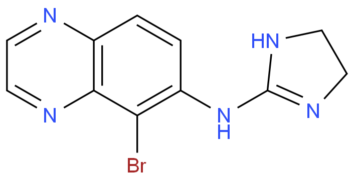 5-bromo-N-(4,5-dihydro-1H-imidazol-2-yl)quinoxalin-6-amine