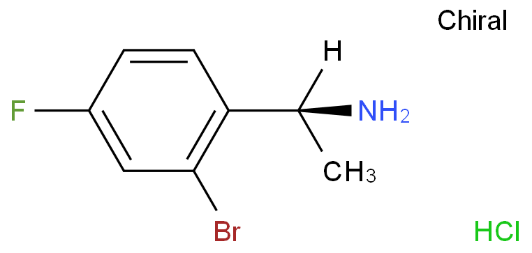 (S)-1-(2-溴-4-氟苯基)乙胺盐酸盐/1624261-91-1