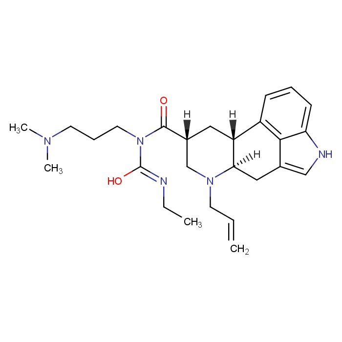 (6aR,9R,10aR)-N-[3-(dimethylamino)propyl]-N-(ethylcarbamoyl)-7-prop-2-enyl-6,6a,8,9,10,10a-hexahydro-4H-indolo[4,3-fg]quinoline-9-carboxamide