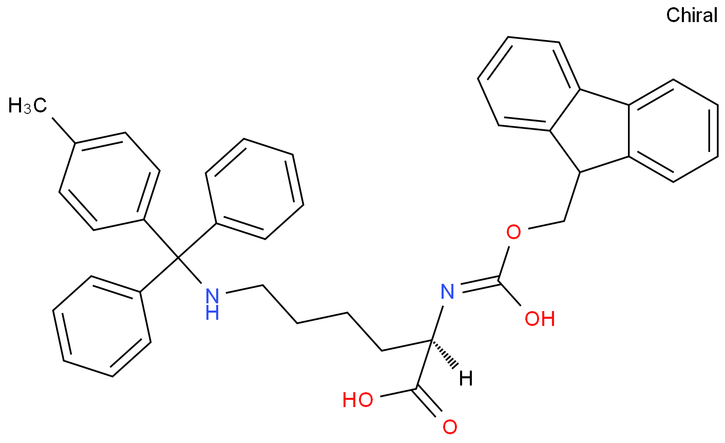 [Perfemiker]N-Fmoc-N'-(4-甲基三苯甲基)-D-赖氨酸,97%