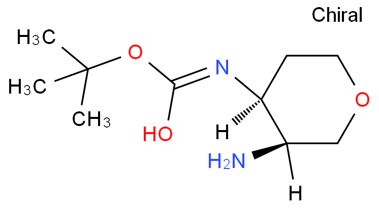 ((3S,4S)-3-氨基四氢-2H-吡喃-4-基)氨基甲酸叔丁酯，CAS号：1802334-66-2科研产品，优势供应