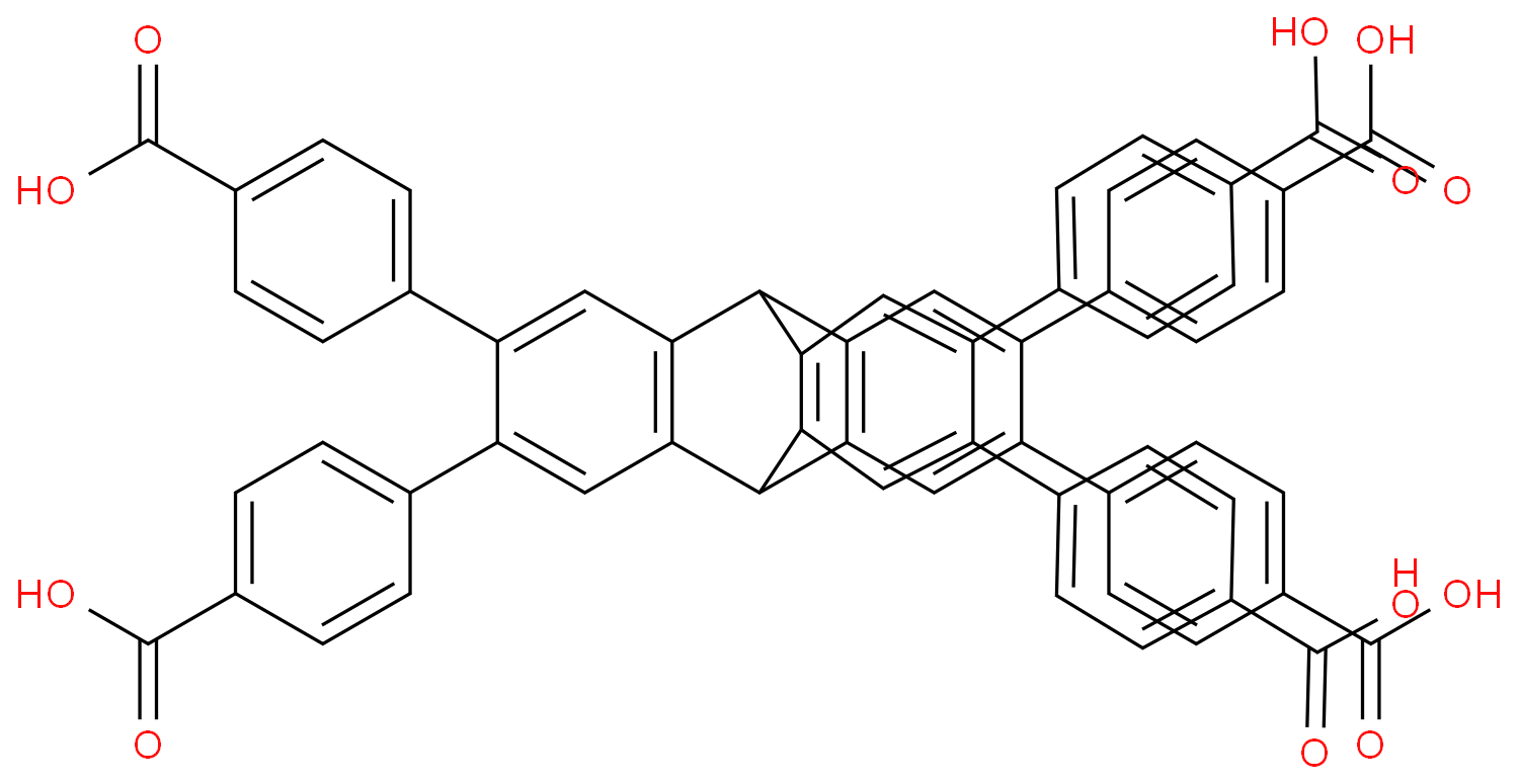 4,4',4'',4''',4'''',4'''''-(9,10-dihydro-9,10-[1,2]benzenoanthracene-2,3,6,7,14,15-hexayl)hexabenzoic acid CAS号:1835723-11-9 现货优势供应 科研产品