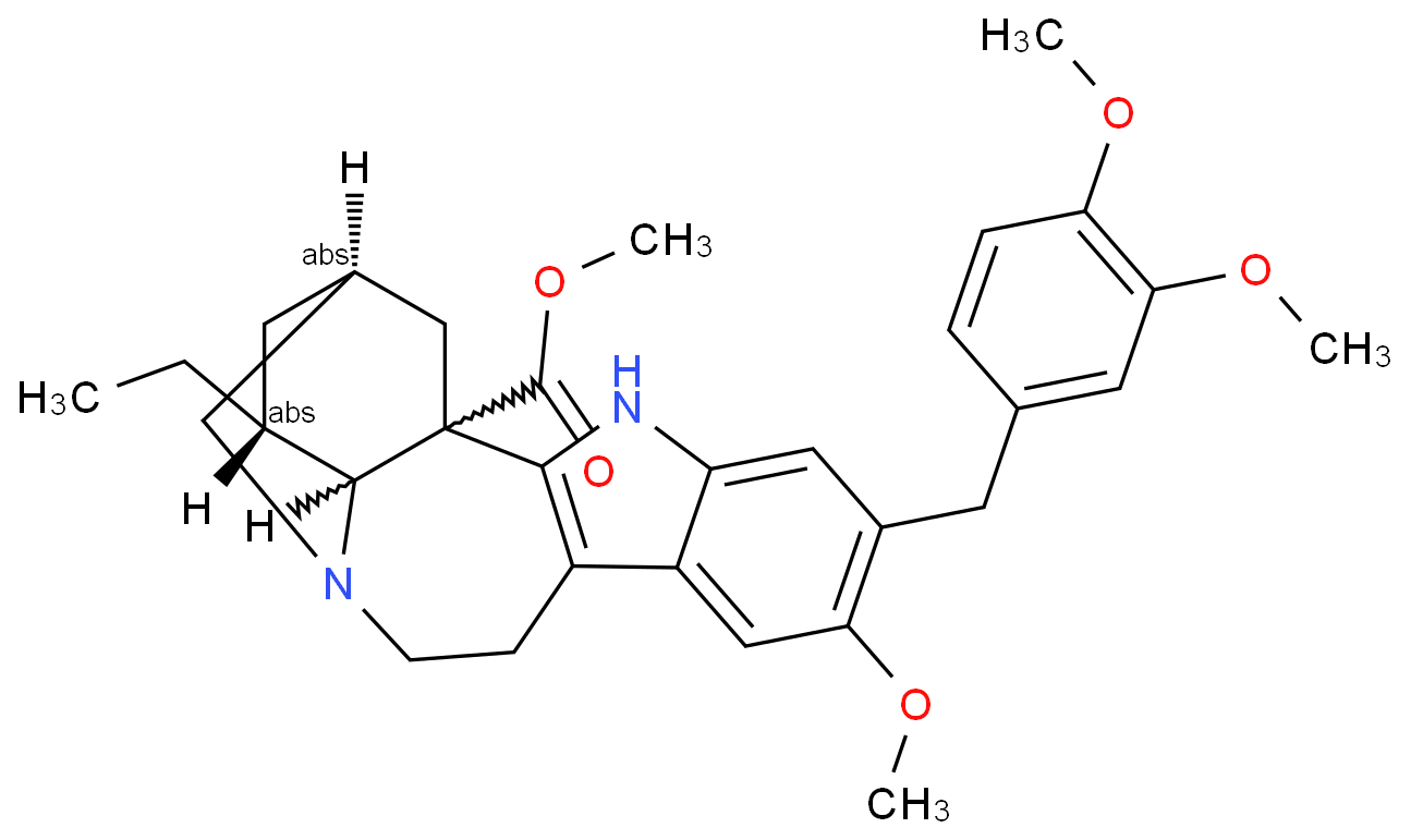 Ibogamine-18-carboxylicacid, 13-[(3,4-dimethoxyphenyl)methyl]-12-methoxy-, methyl ester (9CI)  