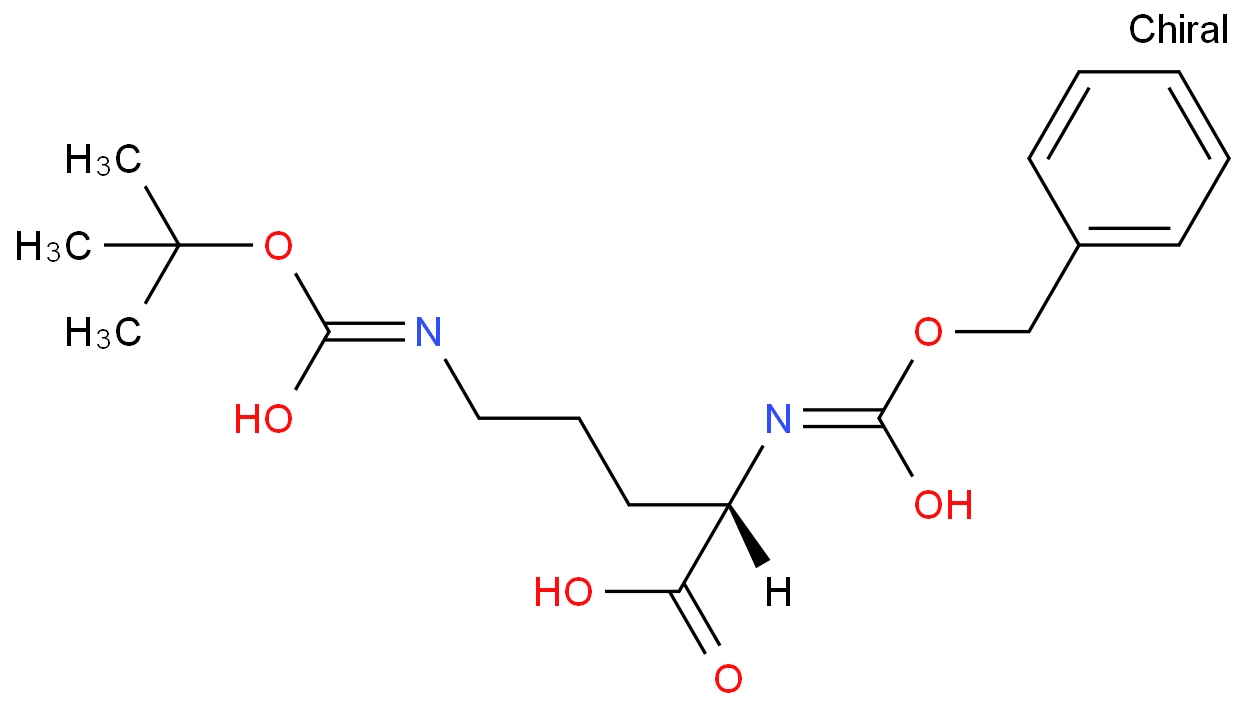 5-[(2-methylpropan-2-yl)oxycarbonylamino]-2-(phenylmethoxycarbonylamino)pentanoic acid