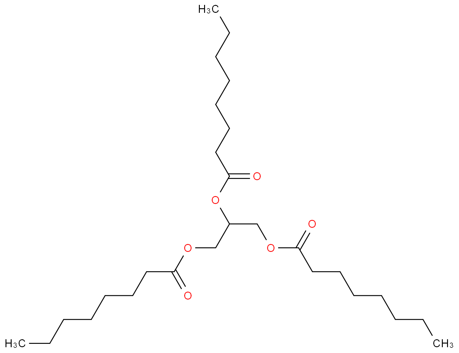 Octanoic acid,1,1',1''-(1,2,3-propanetriyl) ester  