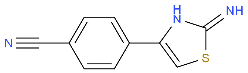4-(2-amino-1,3-thiazol-4-yl)benzonitrile