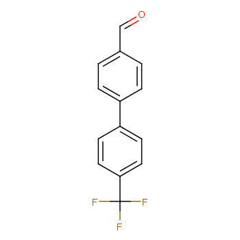 4'-(三氟甲基)联苯-4-甲醛化学结构式