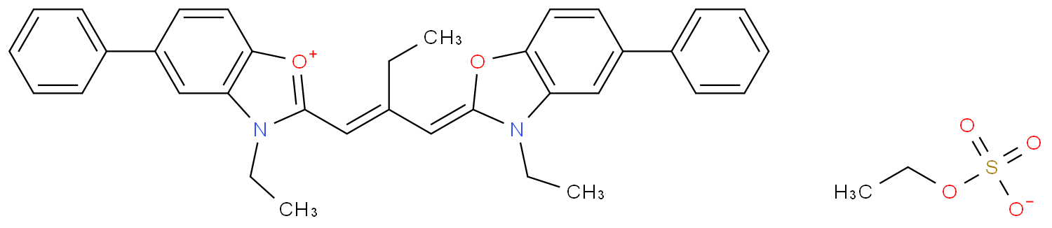 3-ETHYL-2-(2-[(3-ETHYL-5-PHENYL-2(3H)-BENZOXAZOLINYLIDENE) METHYL]-1-BUTENYL )-5-PHENYL BENZOXAZOLIUM ETHYL SULFATE