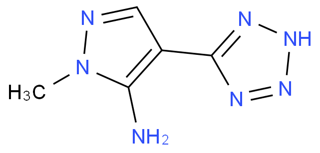 1-Methyl-4-(5-tetrazolyl)-5-amino-1,2-pyrazole