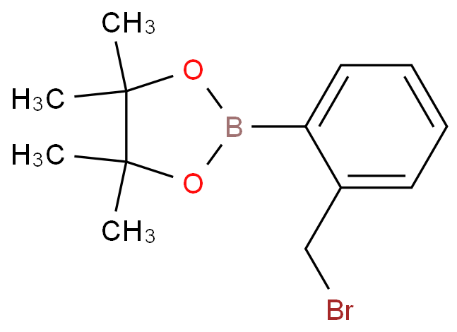 2-(4,4,5,5-四甲基-1,3,2-二氧硼戊环-2-基)苄溴