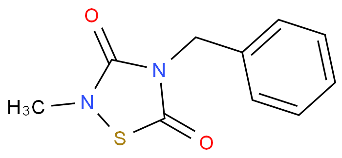 4-苯甲基-2-甲基-1,2,4-噻二唑烷-3,5-二酮
