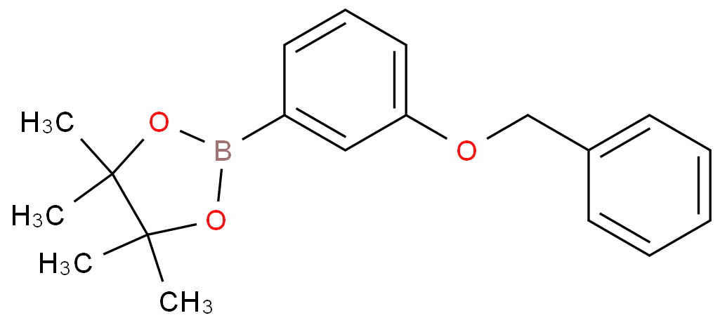 4,4,5,5-tetramethyl-2-(3-phenylmethoxyphenyl)-1,3,2-dioxaborolane