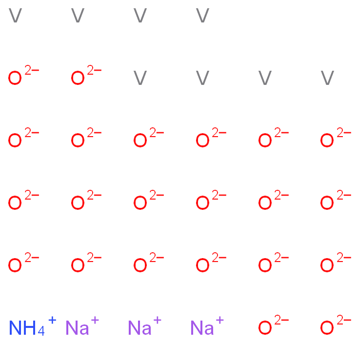 azanium; trisodium; oxygen(-2) anion; vanadium  