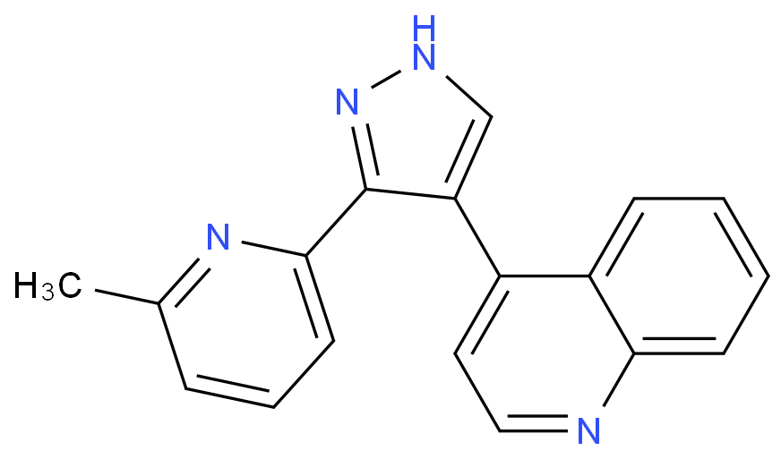 4-[3-(6-METHYL-2-PYRIDINYL)-1H-PYRAZOL-4-YL]-QUINOLINE