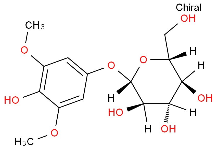 3,5-二甲氧基-4-羟基苯基 beta-D-葡萄糖苷价格, Koaburaside对照品, CAS号:41653-73-0