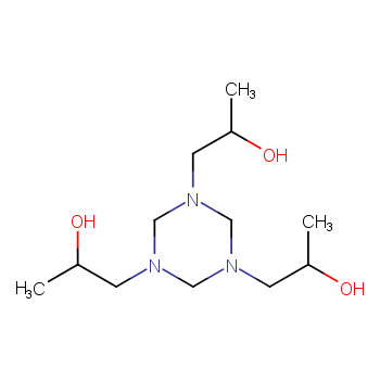 1-[3,5-bis(2-hydroxypropyl)-1,3,5-triazinan-1-yl]propan-2-ol
