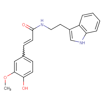Nb-Feruloyltryptamine价格, Nb-Feruloyltryptamine对照品, CAS号:53905-13-8