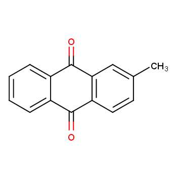2-甲基蒽醌化学结构式