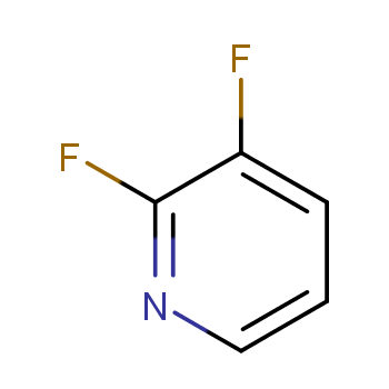 2,3-二氟吡啶化学结构式
