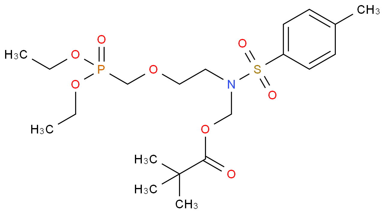 2,2dimethylpropanoic acid [2(diethoxyphosphorylmethoxy)ethyl(4