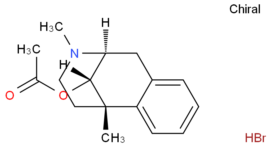 2,6-Methano-3-benzazocin-11-ol,1,2,3,4,5,6-hexahydro-3,6-dimethyl-, acetate (ester), hydrobromide, (2a,6a,11S*)- (9CI) structure