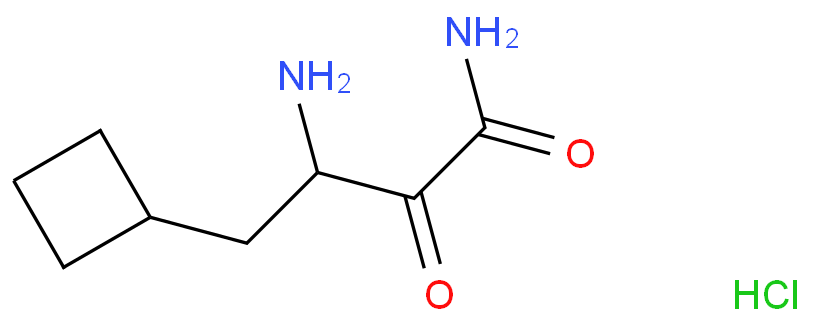 3-amino-4-cyclobutyl-2-oxobutanamide,hydrochloride