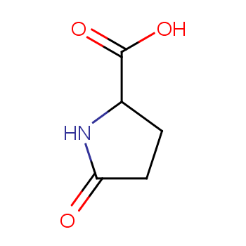 L-Pyroglutamic acid structure