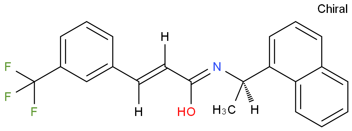 2-PropenaMide, N-[(1R)-1-(1-naphthalenyl)ethyl]-3-[3-(trifluoroMethyl)phenyl]-, (2E)-