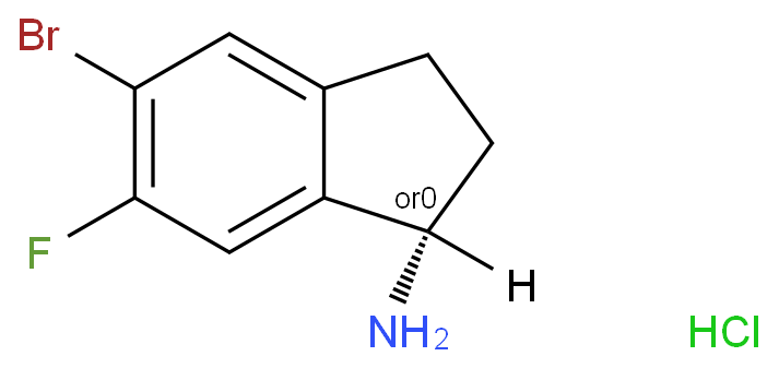(R)-5-溴-6-氟-2,3-二氢-1H-茚-1-胺盐酸盐/2703746-12-5