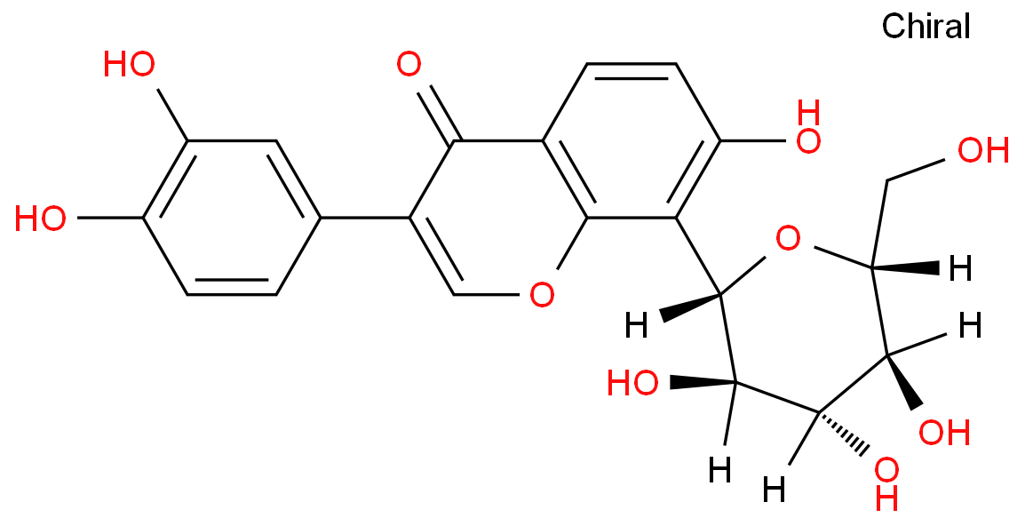 3-(3,4-dihydroxyphenyl)-7-hydroxy-8-[(2S,3R,4R,5S,6R)-3,4,5-trihydroxy-6-(hydroxymethyl)oxan-2-yl]chromen-4-one