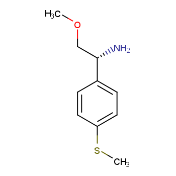 (R)-2-methoxy-1-(4-(methylthio)phenyl)ethan-1-amine