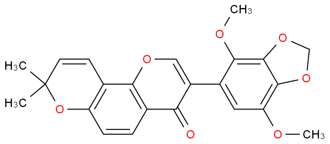 4H,8H-Benzo[1,2-b:3,4-b']dipyran-4-one,3-(4,7-dimethoxy-1,3-benzodioxol ...