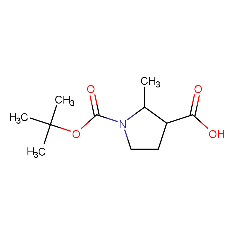 1-BOC-2-甲基吡咯烷-3-甲酸 CAS号:1507389-76-5科研及生产专用 高校及研究所支持货到付款