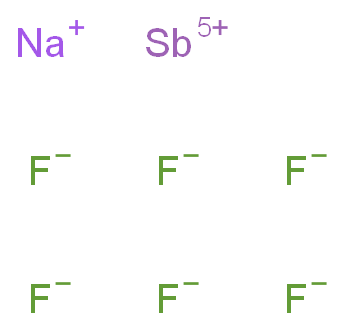 六氟锑酸钠化学结构式