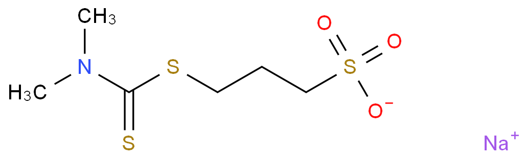 Sodium 3-[[(dimethylamino)thioxomethyl]thio]propanesulphonate  